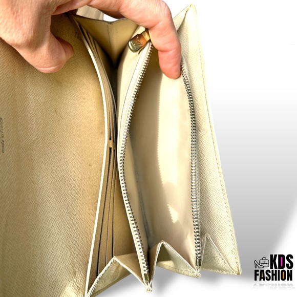 LOUIS VUITTON Damier Azur Portefeuille Sarah Long Wallet TS3101 - Picture 12 of 16